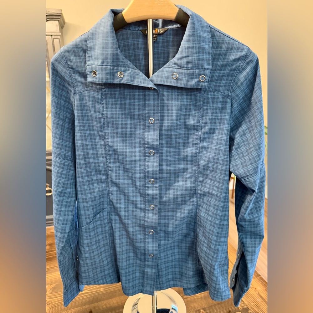 Kerrits‎ Women’s Shady Breeze Convertible Snap Shirt Size S Equestrian EUC